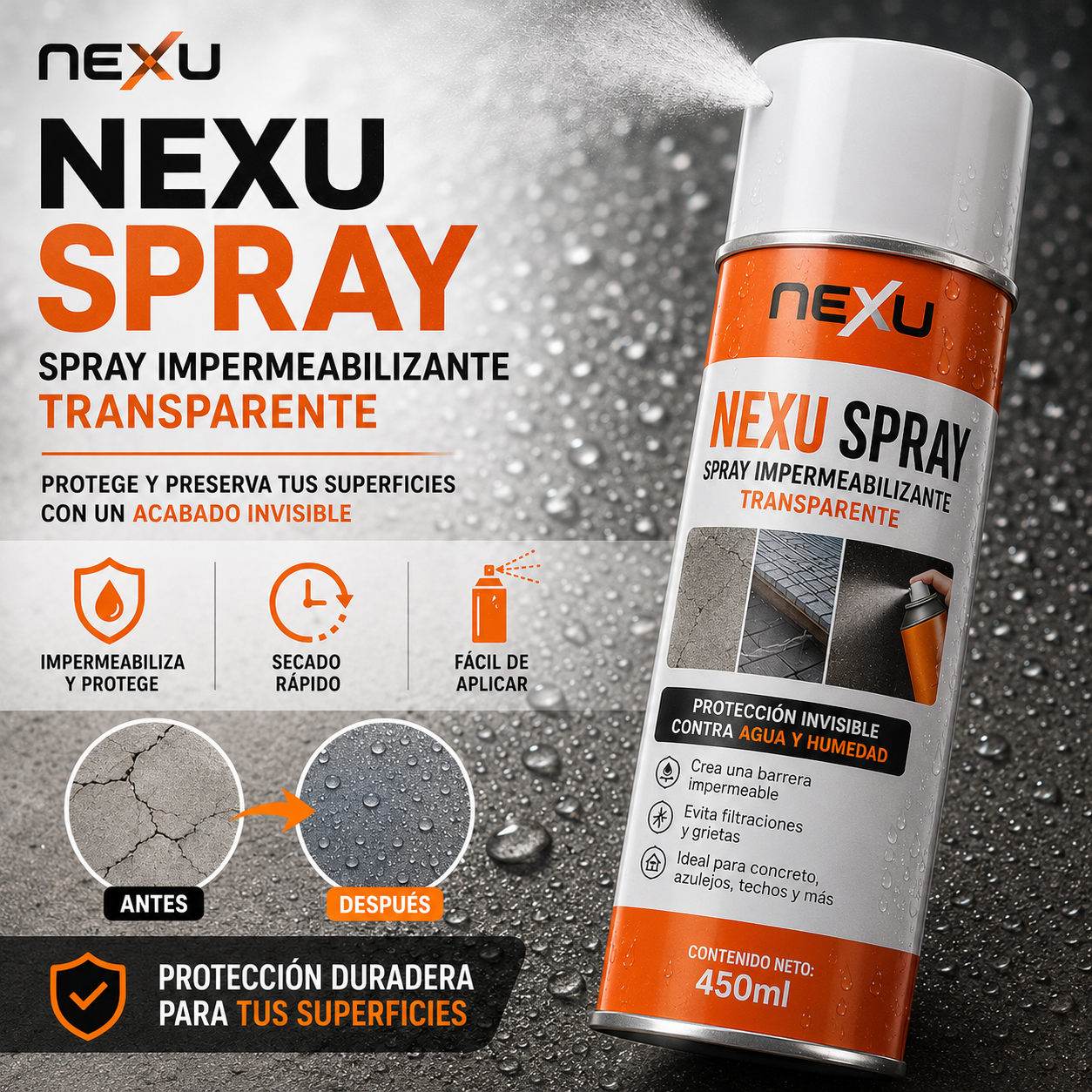 NexuSpray™ | El impermeabilizante más vendido en España